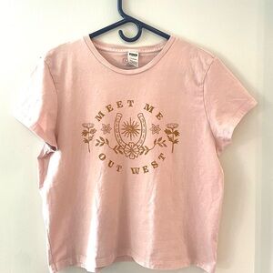 PINK crop sz L